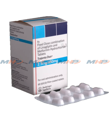 Trajenta Duo 2.5/850mg (линаглиптин метформин)