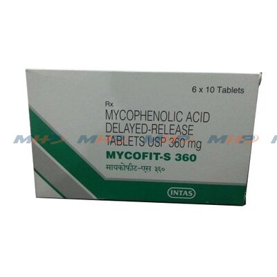 Mycofit S 360мг (Микофеноловая кислота)