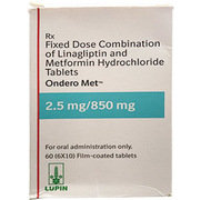 Ondero Met 2.5/850mg (Метформин+линаглиптин)
