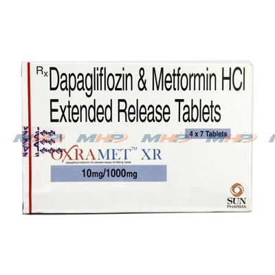 Oxramet XR 10/1000мг (Дапаглифлозин метформин)