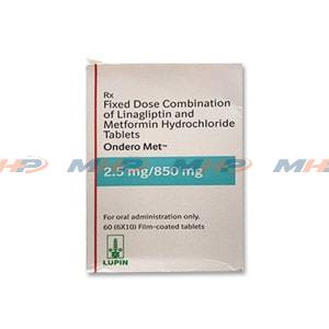 Ondero Met 2.5/850mg (линаглиптин метформин)