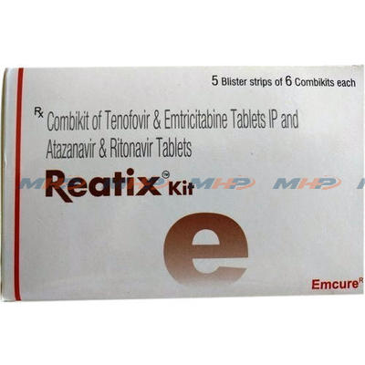 Reatix Kit (Тенофовир дизопроксилфумарат + эмтрицитабин + атазанавир + ритонавир)