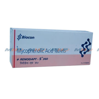 Renodapt S 360мг (Микофеноловая кислота)